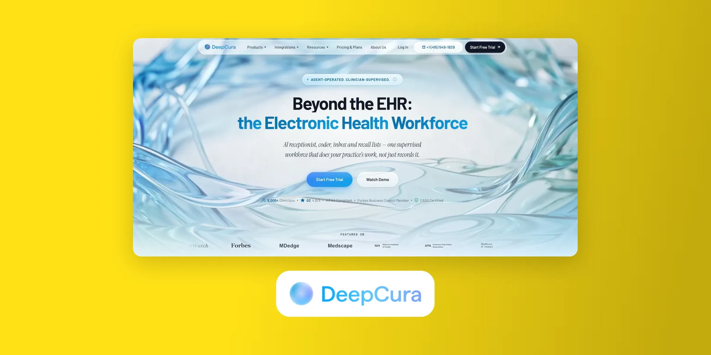 DeepCura AI receptionist