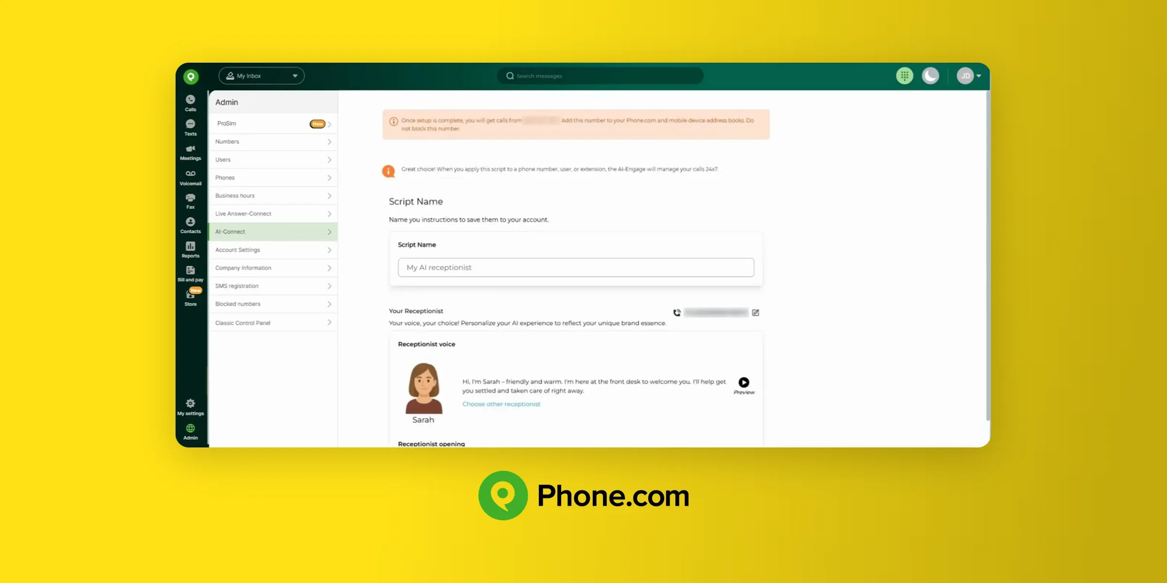 Phone.com HIPAA-compliant VoIP